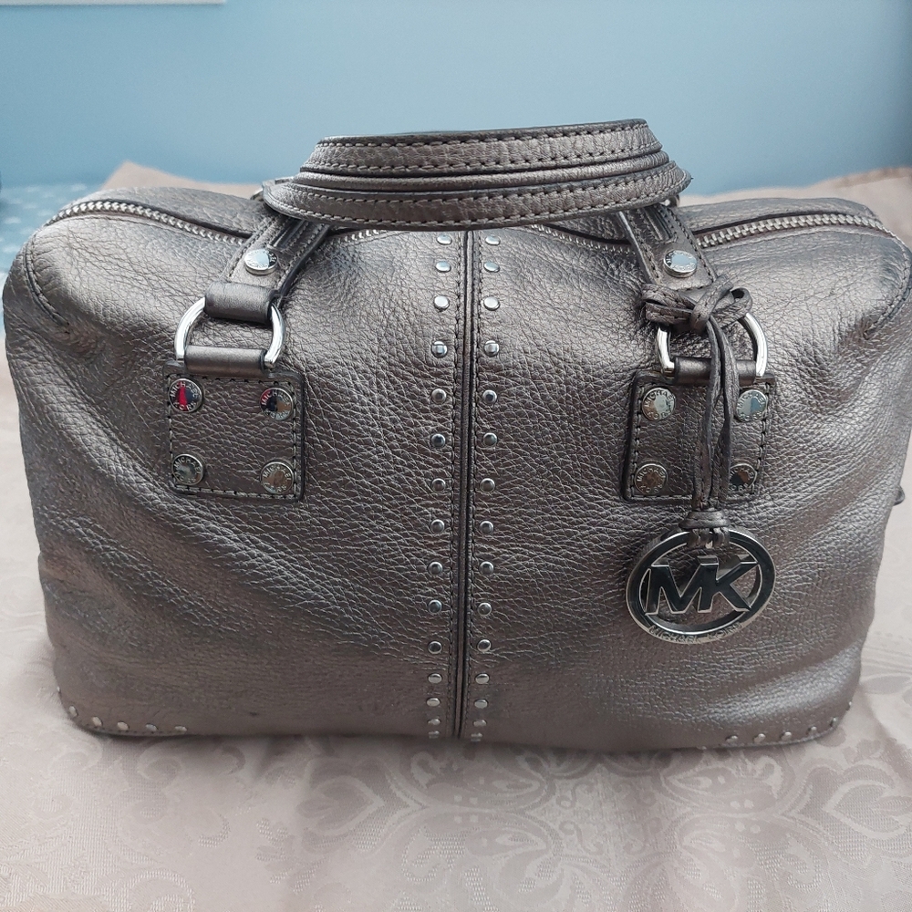 Michael Kors Metallic Satchel